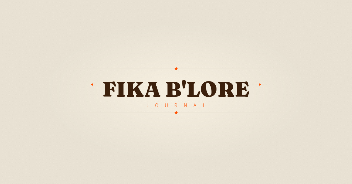 FIKA B'LORE Journal